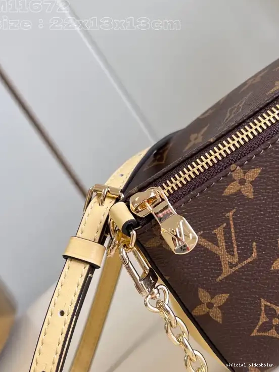 Official oldcobbler Bloom Pouch-22.5*13*13CM LOUIS VUITTON 0616